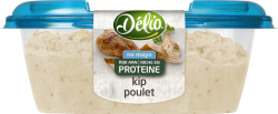 Verpakking Délio kipsalade no mayo rijk aan proteïne