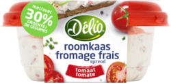 Délio roomkaas tomaat verpakking