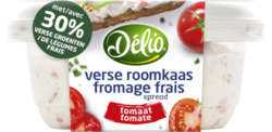 Packshot Délio roomkaas tomaat