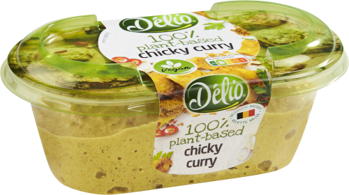 Délio - Recette chicky curry 100% végétal Recette chicky curry - 100% végétal