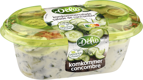 Verpakking komkommersalade Délio