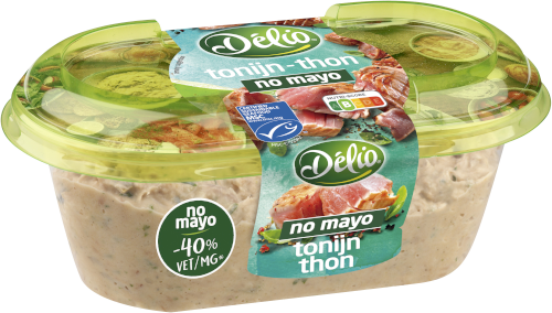 Verpakking tonijn no mayo salade Délio