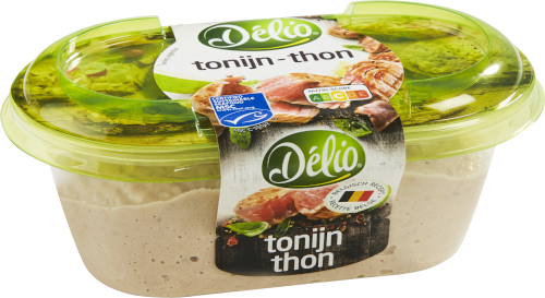 Délio recettes de salades à tartiner - Toast salade de thon Délio